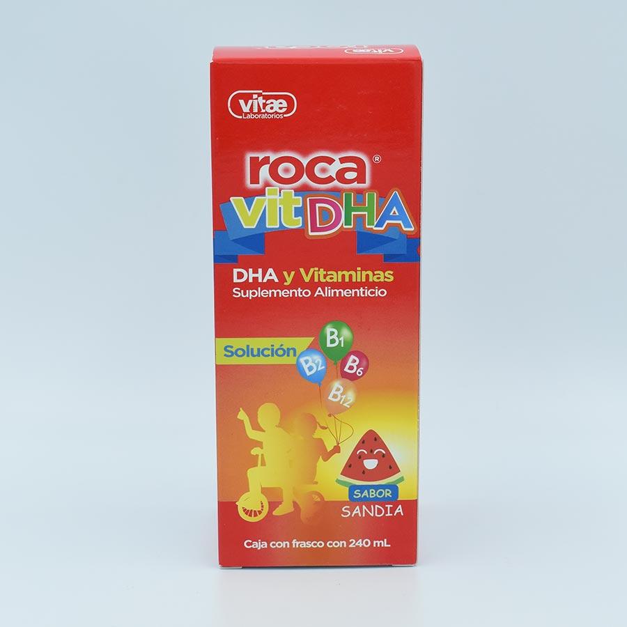 ROCAVIT DHA ( VIT.B1,B2,B6,B12, NICOTINAMIDA Y D-PANTENOL, EXTRACTO DE DHA-S) FRASCO CON 240 ML SUSPENSION