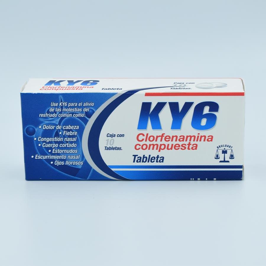 CLORFENAMINA COMPUESTA CAJA CON 10 TABLETAS(KY6) Farmacias Iguales CLORFENAMINA COMPUESTA CAJA CON 10 TABLETAS(KY6) Farmacias Iguales