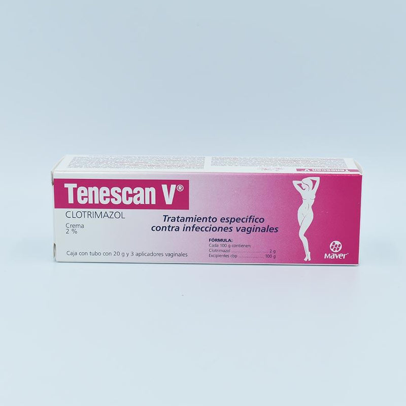 CLOTRIMAZOL 2% TUBO CON  20GR CREMA VAGINAL (TENESCAN-V)