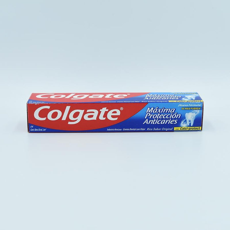 COLGATE MAXIMA PROTECCION ANTICARIES PASTA DENTAL 50ML