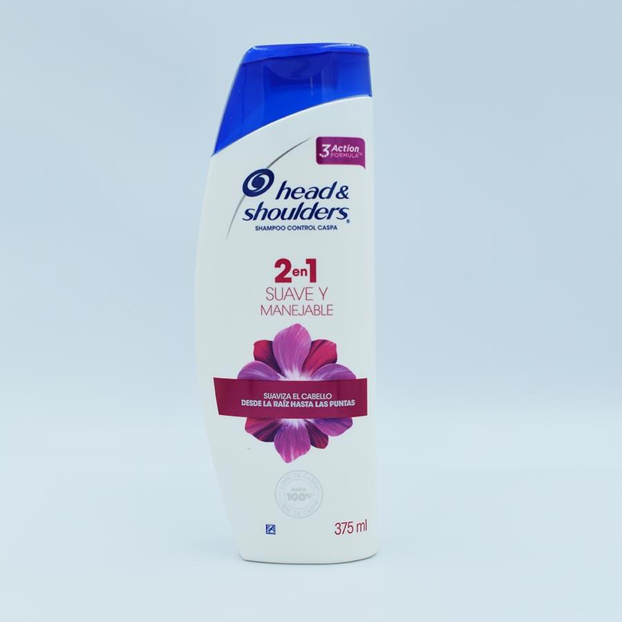 HEAD&SHOULDERS 2 EN 1 SUAVE Y MANEJABLE 375ML